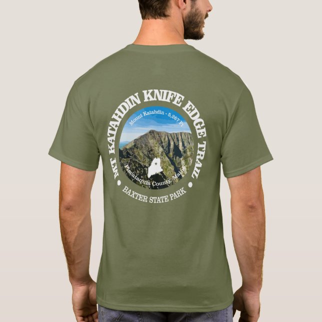 Knife Edge Trail (Katahdin) T-Shirt (Back)