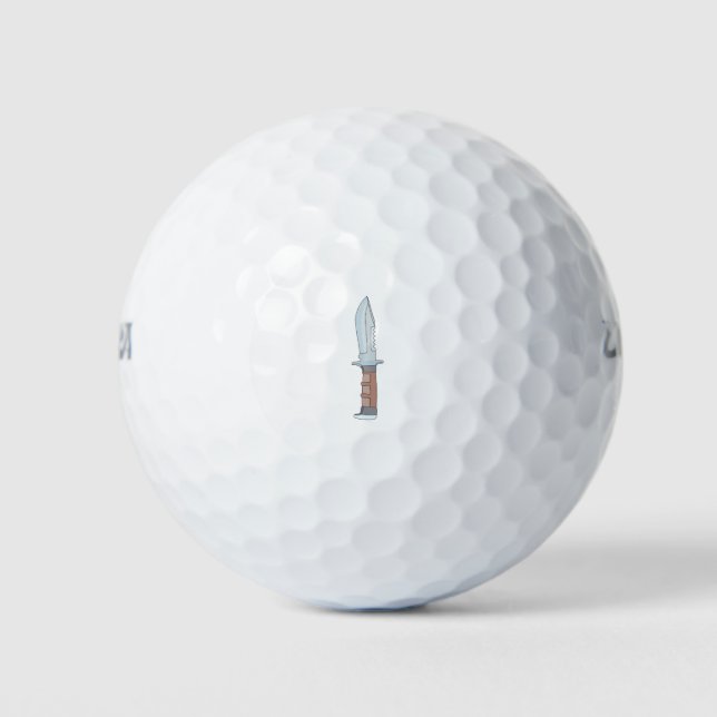 Knife Golf Balls (Front)