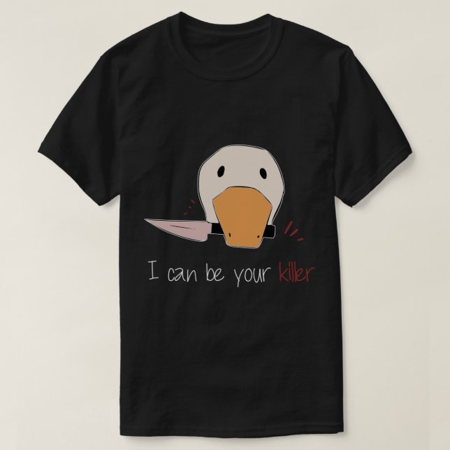 Knife Goose - Peace Was Never An Option, Goose Gam T-Shirt (Design Front)