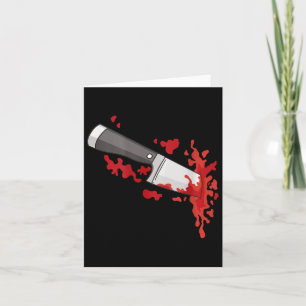 Knife In The Ck Halloween Murder Costume Knife In Card