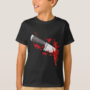 Knife In The Ck Halloween Murder Costume Knife In  T-Shirt