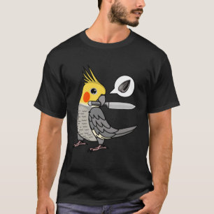 Knife Parrot Wants Seeds I Cockatiel T-Shirt
