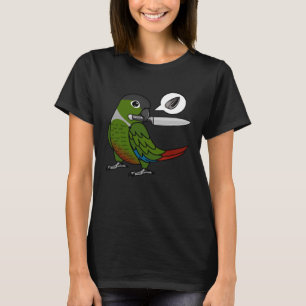 Knife Parrot Wants Seeds I Green Cheek Conure T-Shirt