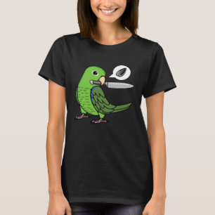 Knife Parrot Wants Seeds I Green Parrotlet T-Shirt