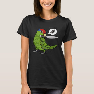 Knife Parrot Wants Seeds I Mexican Red headed Amaz T-Shirt