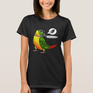 Knife Parrot Wants Seeds I Yellow sided Green Chee T-Shirt