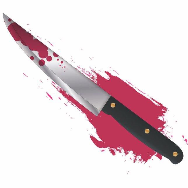 Knife! Photo Sculpture Magnet (Front)