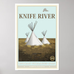 Knife River Indian Villages National Historic Site Poster