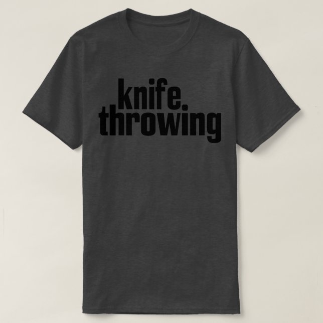 Knife Throwing T-Shirt (Design Front)