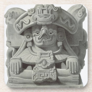 Knife used for cutting out the hearts of sacrifici coaster