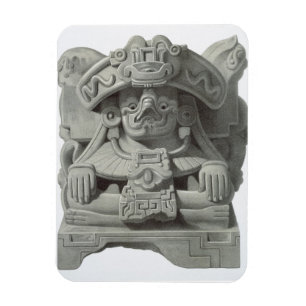 Knife used for cutting out the hearts of sacrifici magnet