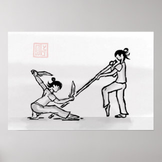 knife vs pole poster