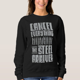 Knifemaking Knife Forging Bladesmith Smithing Knif Sweatshirt