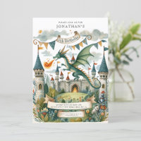 Knight and Dragon Royal Mediaeval Boy Birthday