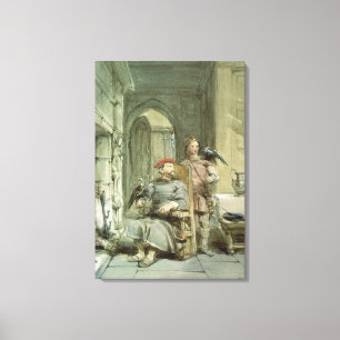 Knight and Page Canvas Print
