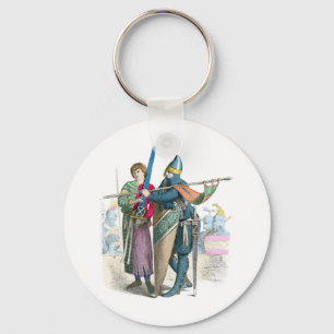 Knight and Squire - Period Costumes Key Ring