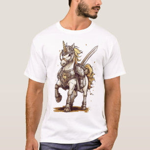 Knight Armor Unicorn (1) T-Shirt