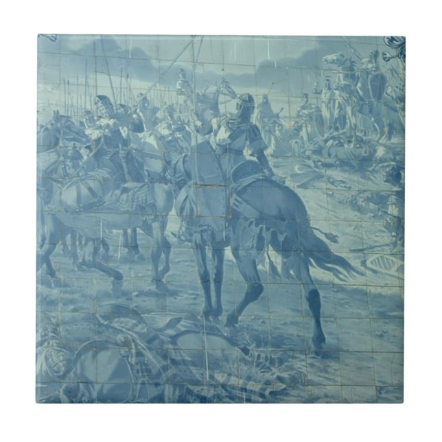 Knight Azulejo tile (Front)