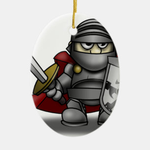 Knight Ceramic Tree Decoration