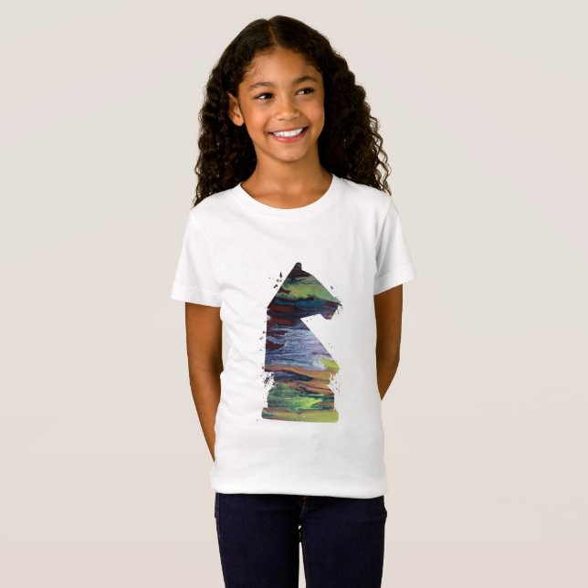 Knight - Chess - Art T-Shirt (Front Full)