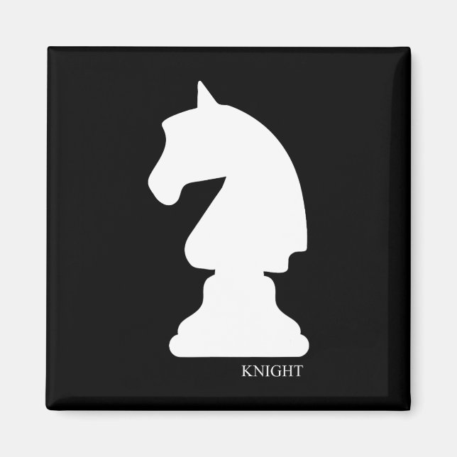 Knight Chess Piece Group Costume Chess Club Chess  Magnet (Front)