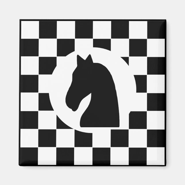 Knight Chess Piece - Magnet - Chess Party Favours (Front)