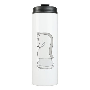Knight Chess Thermal Tumbler