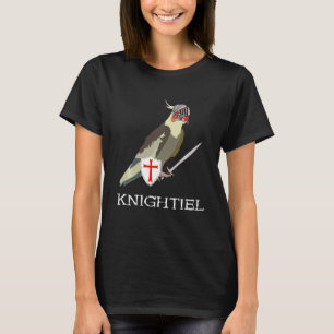 Knight Cockatiel Crusader Bird Templar Parrot Pet T-Shirt