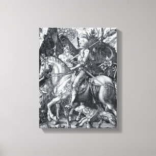 Knight, Death and the Devil - Albrecht Dürer Canvas Print