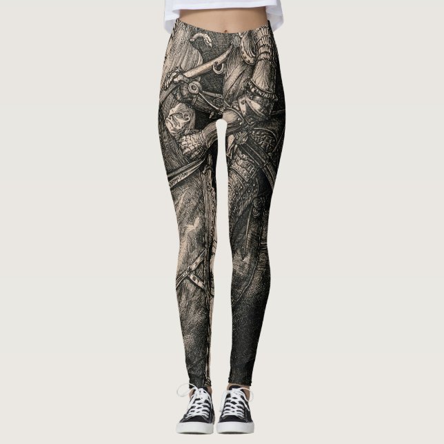 Knight Death and the Devil Albrecht Durer Leggings (Front)