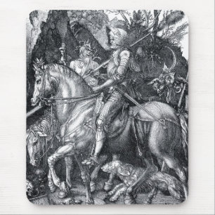 Knight, Death and the Devil - Albrecht Dürer Mouse Mat