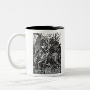 Knight, Death and the Devil - Albrecht Durer Two-Tone Coffee Mug