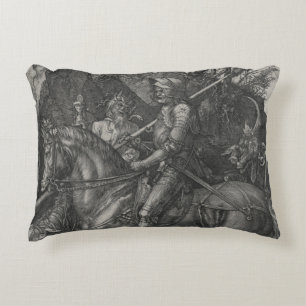 Knight, Death and the Devil by Albrecht Durer Decorative Cushion