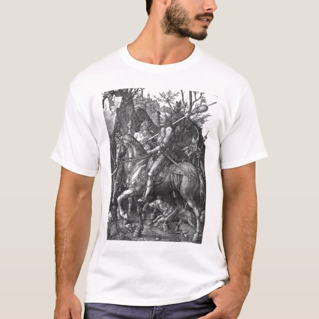 Knight Death Devil Albrecht Durer engraving art p T-Shirt (Front)