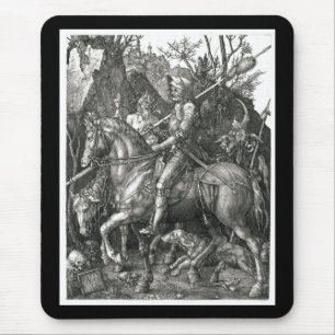 Knight, Death & the Devil - Albrecht Dürer c. 151 Mouse Mat