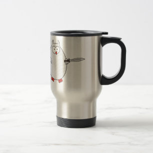 Knight Dispute Hoot Travel Mug