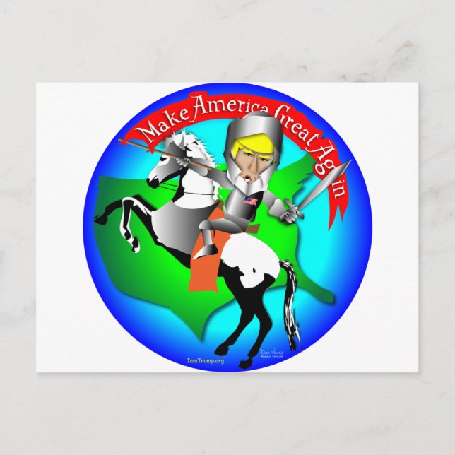 Knight Donald Trump Postcard (Front)