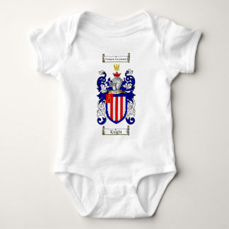 KNIGHT FAMILY CREST - KNIGHT COAT OF ARMS BABY BODYSUIT