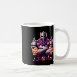 Knight Flexing Muscles Fan Lover Bodybuilding Gym  Coffee Mug