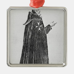 Knight Hospitaller in the original habit Metal Tree Decoration