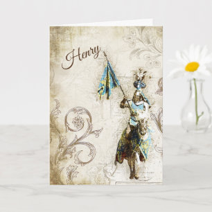 Knight in Armour Anniversary Card