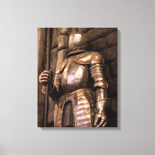 Knight in Armour Canvas Print