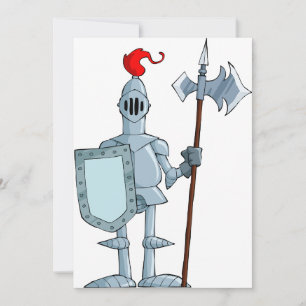 Knight In Armour Invitations