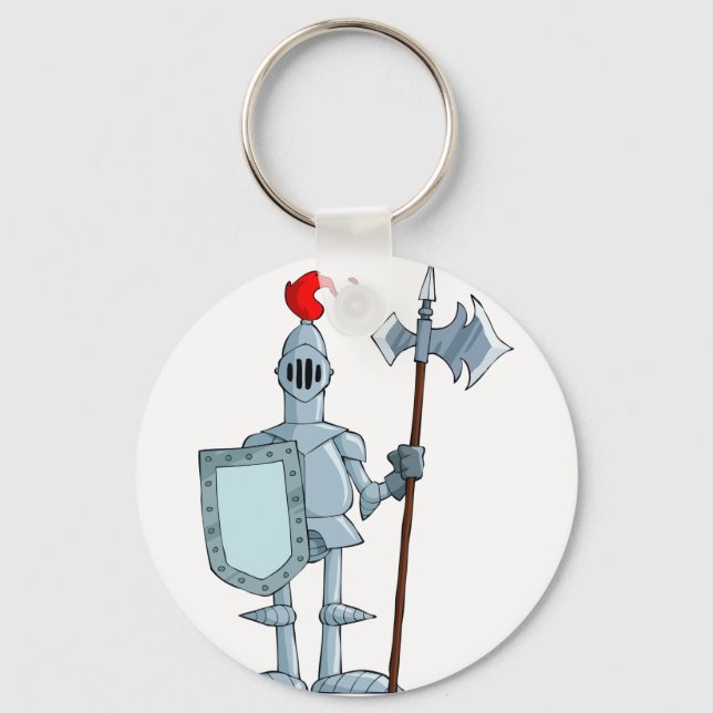 Knight In Armour Keychain (Front)
