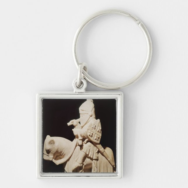 Knight in armour on his horse key ring (Front)