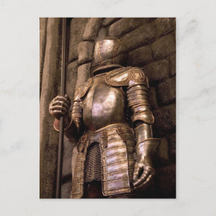 Knight in Armour Postcard