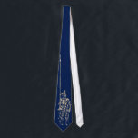 Knight in Armour Quest Blue Tie<br><div class="desc">Do you yearn to joust, to embark on a quest that tests your heart and soul? Do you know someone who does? Then these Knight in Armour ties are a must have for any tie collection. The Knight in Armour ties - available in six different colours - feature an image...</div>