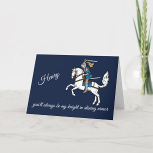 Knight in Shining Armour Anniversary Card