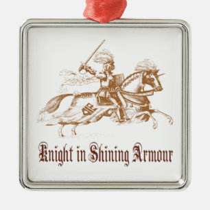 knight in shining armour ornament