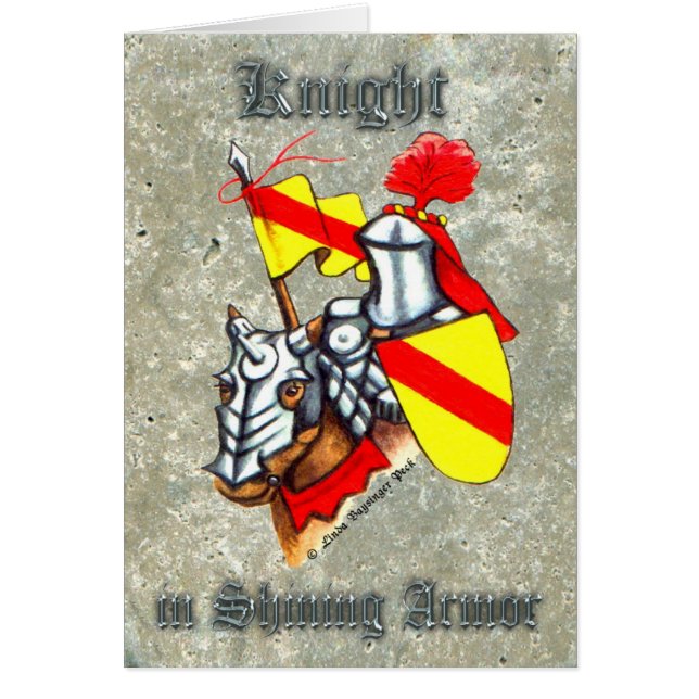 Knight in Shining Armour Painting (Front)